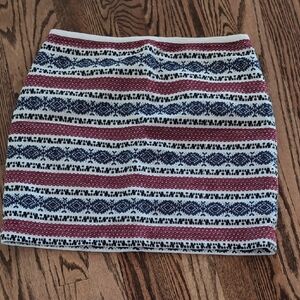 Madewell Jacquard Mini Skirt, Size 10